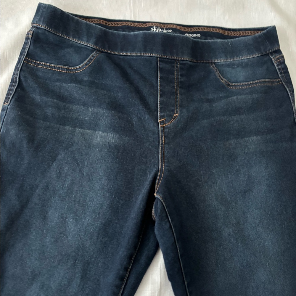 Style & Co. Dark Blue Skinny Jeans - Picture 4 of 13